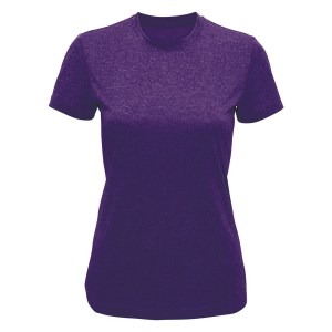 Womens Performance T-Shirt Purple Melange