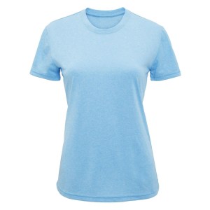 Womens Performance T-Shirt Turquoise Melange