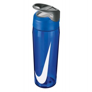 Nike Hypercharge straw bottle 16oz Game Royal-Cool Grey-White