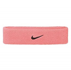 Nike Swoosh Headband Pink Gaze-Oil Grey