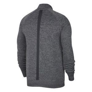 Nike Dry Half Zip Top Black-White-Dark Grey