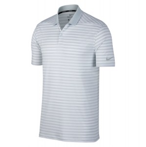 Nike Victory Dry Stripe Polo Pure Platinum-White-Black