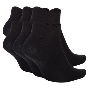 Nike Everyday Lightweight Training No-Show Socks (6 Pairs) Black-White