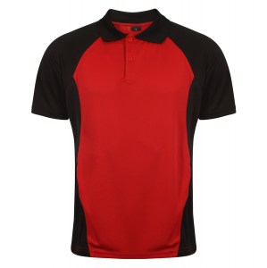 Behrens Matchday Polo Black-Red