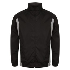 Behrens Shower Proof Tracksuit Top Black-Silver