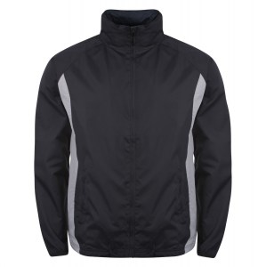 Behrens Shower Proof Tracksuit Top Navy-Silver