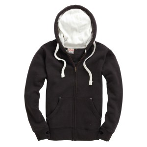 Premium Zip Hoodie Dusty Black