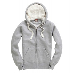 Premium Zip Hoodie Dusty Grey