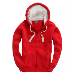 Premium Zip Hoodie Dusty Red