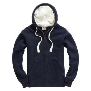 Premium Zip Hoodie French Navy