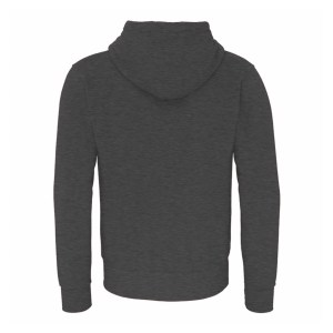Premium Zip Hoodie Black Melange-Black Melange