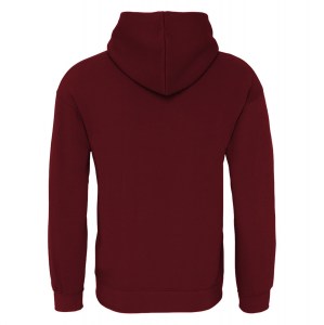 Heavyweight OH Contrast Hoodie Burgundy-Ecru