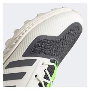 Adidas-LP Adipower Hockey Shoes Grey Six-Grey Six-Signal Green