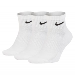 Nike Everyday Cushion Ankle Socks (3 Pairs) White