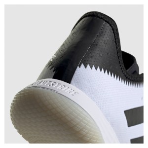 adidas Adizero Fastcourt Indoor Shoes Ftwr White-Core Black-Solar Red