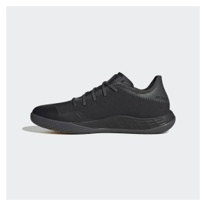 adidas Adizero Fastcourt Indoor Shoes Core Black-Grey Six-Solar Gold