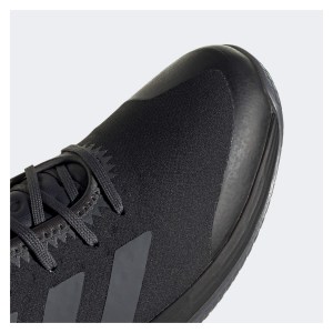 adidas Adizero Fastcourt Indoor Shoes Core Black-Grey Six-Solar Gold