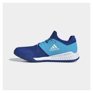 adidas Court Team Bounce Indoor Shoes Team Royal Blue-Ftwr White-Signal Green