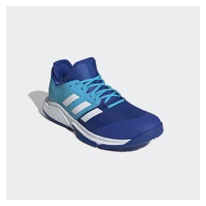 adidas Court Team Bounce Indoor Shoes Team Royal Blue-Ftwr White-Signal Green