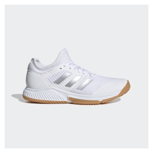 adidas Court Team Bounce Shoes Ftwr White-Silver Met-Ftwr White