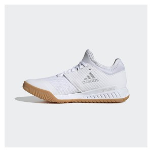 adidas Court Team Bounce Shoes Ftwr White-Silver Met-Ftwr White