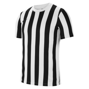 Nike Dri-FIT Striped Division 4 Short Sleeve Jersey White-Black-Black