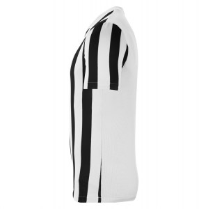 Nike Dri-FIT Striped Division 4 Short Sleeve Jersey White-Black-Black