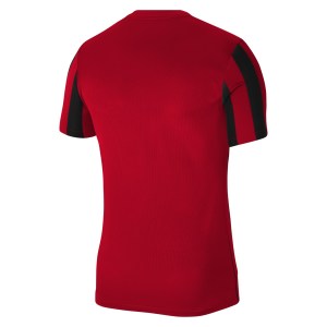 Nike Dri-FIT Striped Division 4 Short Sleeve Jersey University Red-Black-White