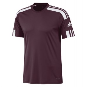 Adidas Squadra 21 Short Sleeve Shirt Team Maroon-White