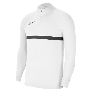 Nike Academy 21 Dri-FIT 1/4 Zip Midlayer (M) White-Black-Black-Black