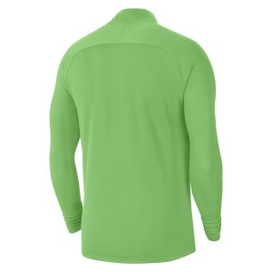 Nike Academy 21 Dri-FIT 1/4 Zip Midlayer (M) Lt Green Spark-White-Pine Green-White