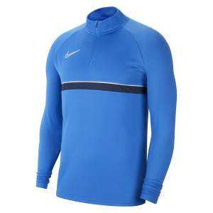 Nike Academy 21 Dri-FIT 1/4 Zip Midlayer (M) Royal Blue-White-Obsidian-White