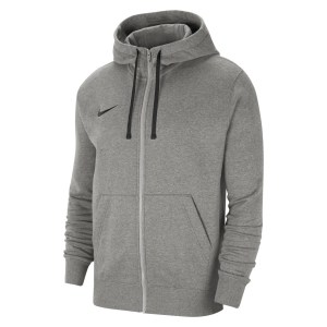 Nike Park 20 Fleece Full-Zip Hoodie Dk Grey Heather-Black-Black