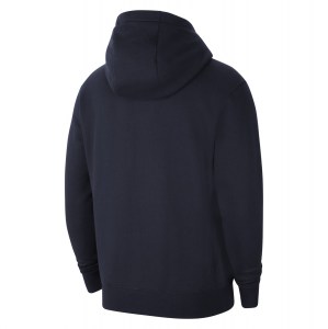 Nike Park 20 Fleece Full-Zip Hoodie Obsidian-White-White