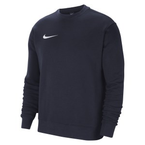 Nike Park 20 Fleece Crew Sweatshirt Obsidian-White-White