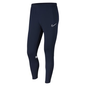 Nike Dri-FIT Academy 21 Tech Knit Pants (M) Obsidian-White-White-White
