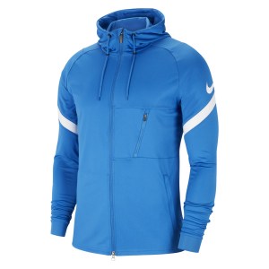 Nike Strike Dri-FIT Full-Zip Hooded Jacket (M) Royal Blue-White-White