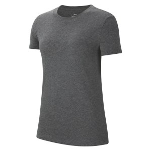 Nike Womens Park 20 Cotton T-Shirt (W) Charcoal Heathr-White