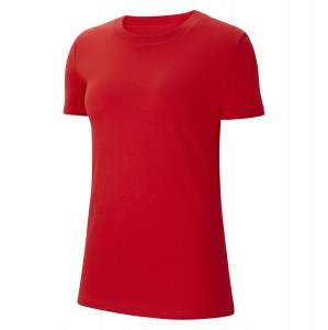 Nike Womens Park 20 Cotton T-Shirt (W) University Red-White