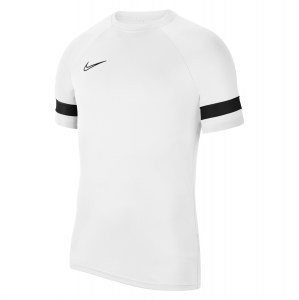 Nike Dri-FIT Academy Short Sleeve Tee (M) White-Black-Black-Black