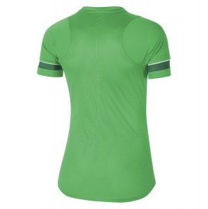 Nike Dri-FIT Academy Short Sleeve Tee (W) Lt Green Spark-White-Pine Green-White