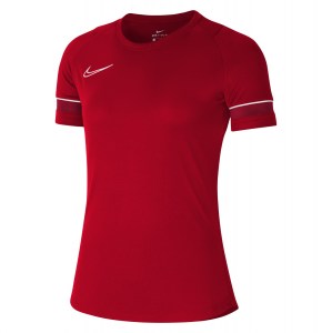 Nike Dri-FIT Academy Short Sleeve Tee (W) University Red-White-Gym Red-White