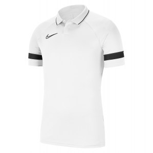 Nike Academy 21 Dri-FIT Performance Polo (M) White-Black-Black-Black