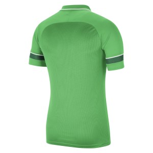 Nike Academy 21 Dri-FIT Performance Polo (M) Lt Green Spark-White-Pine Green-White