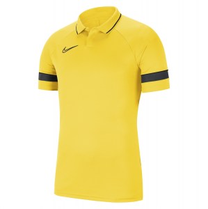 Nike Academy 21 Dri-FIT Performance Polo (M) Tour Yellow-Black-Anthracite-Black