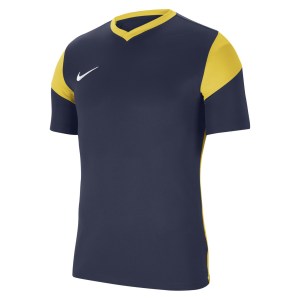 Nike Park Derby III Short-Sleeve Jersey Midnight Navy-Tour Yellow-White