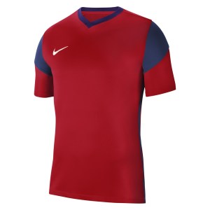 Nike Park Derby III Short-Sleeve Jersey University Red-Midnight Navy-White