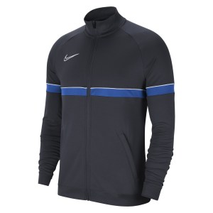 Nike Dri-FIT Academy Knit Track Jacket (M) Obsidian-White-Royal Blue-White