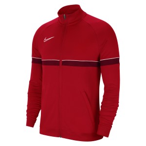 Nike Dri-FIT Academy Knit Track Jacket (M) University Red-White-Gym Red-White