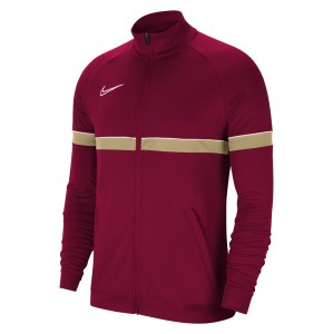 Nike Dri-FIT Academy Knit Track Jacket (M) Team Red-White-Jersey Gold-White